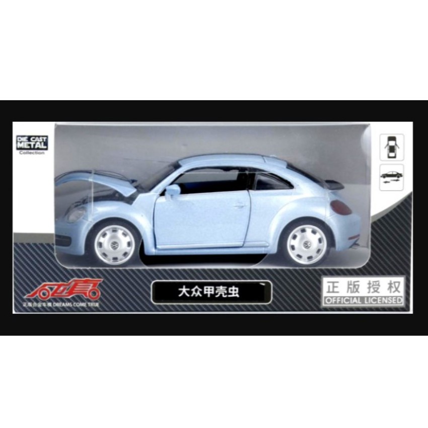 Chengzhen ·1:31 Volkswagen Beetle 31308 / Diecast Mobil / Mainan Anak-kkonline