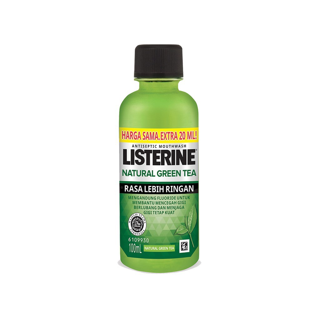 Listerine Natural Green Tea 100ml / 250ml-kkonline