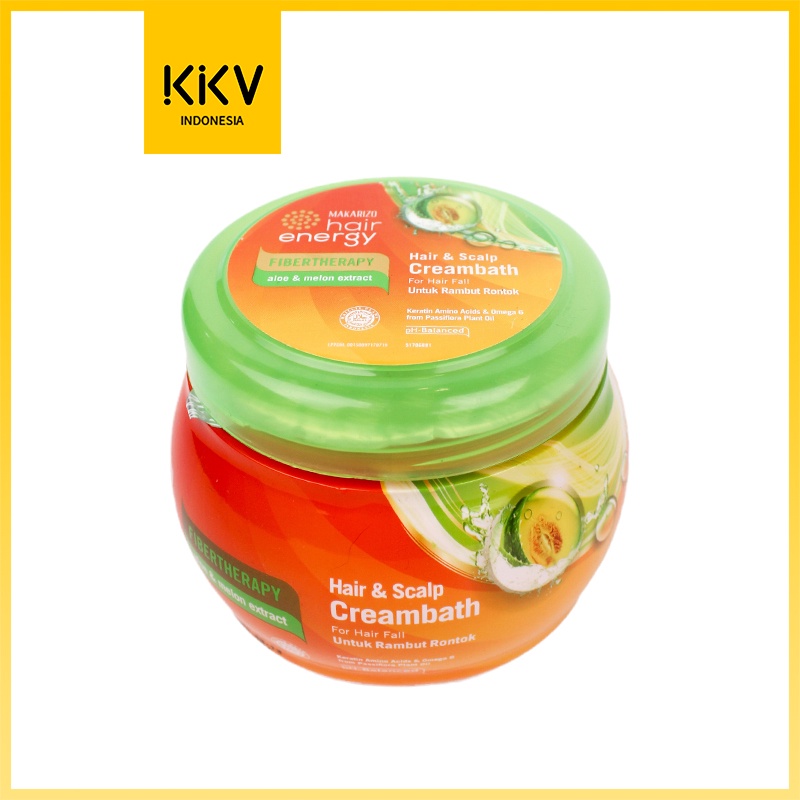 Makarizo HE Fibertherapy Hair & Scalp Creambath Aloe & Melon / Royal Jelly 500ml-kkonline