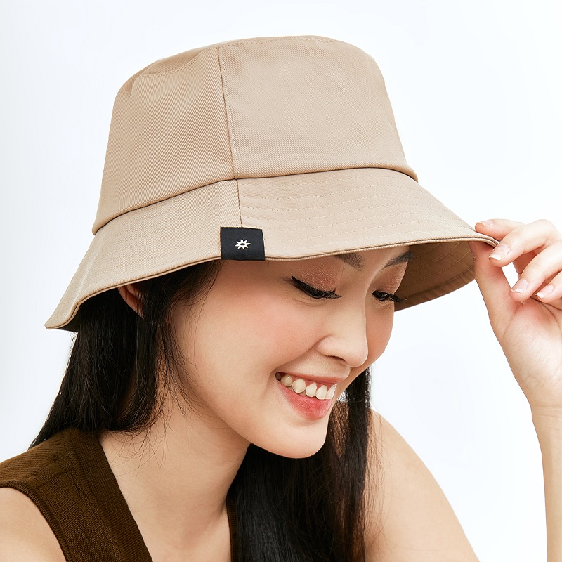 Ya ampun! gaya klasik hitam Topi Bucket Hat Fashion Korean Style Let