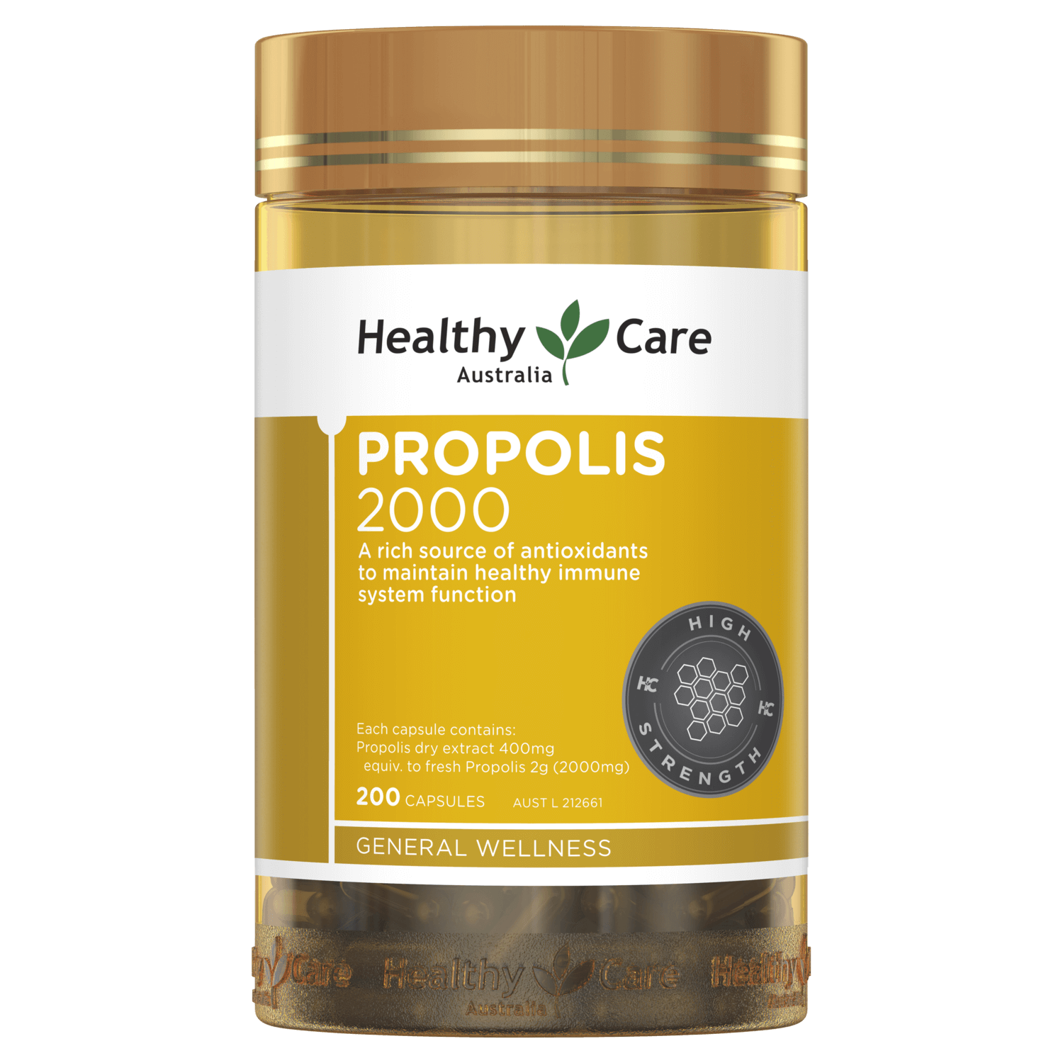 Healthy Care Propolis 2000mg 100 Capsules