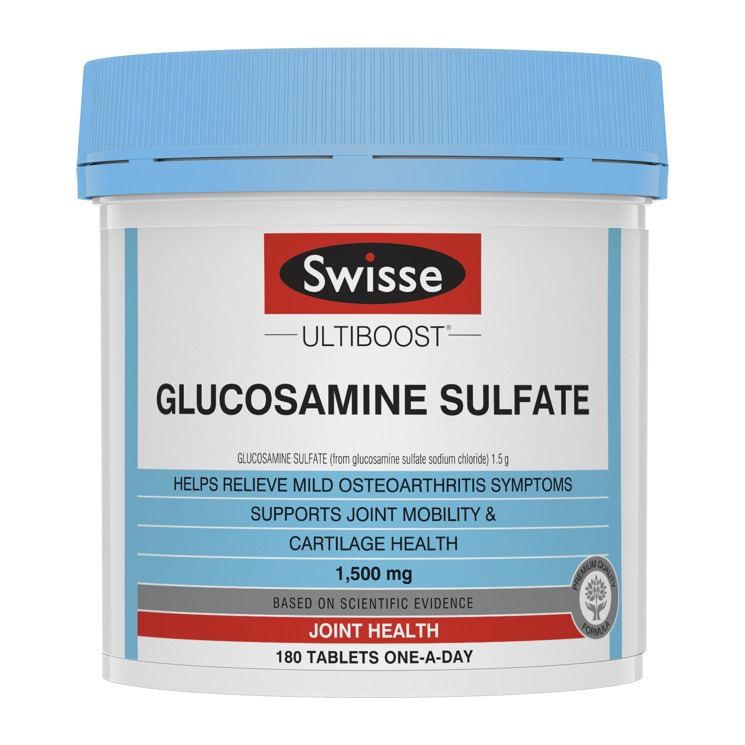 Swisse Glucosamine Sulfate 1,500mg 180 / 210 Tablets