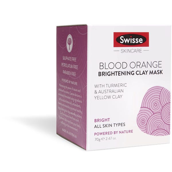 Swisse Skincare Blood Orange Brightening Clay Mask 70g