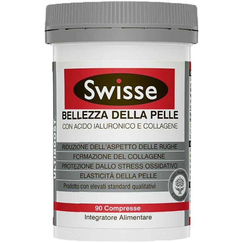 Swisse Bellezza Della Pelle Hyaluronic Acid Collagen 90 Tablets