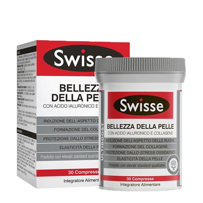 Swisse Bellezza Della Pelle Hyaluronic Acid Collagen 30 Tablets