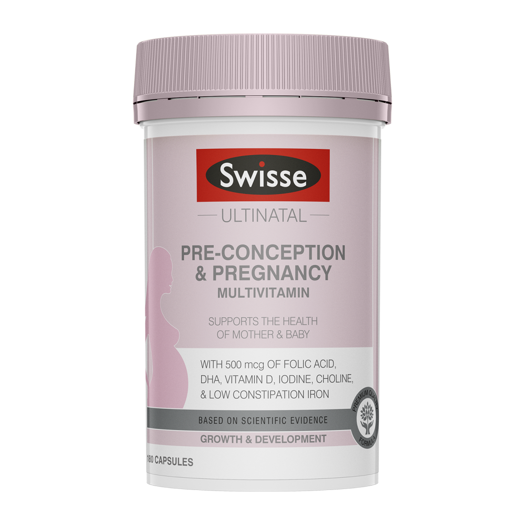 Swisse Ultinatal PreConception & Pregnancy Multivitamin 180 Capsules