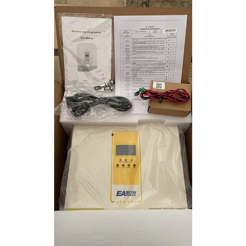 Easun Latest 5.6KW Hybrid Inverter 100A MPPT Battery Charger 48V With Parallel Function-Easun Power Factory Store