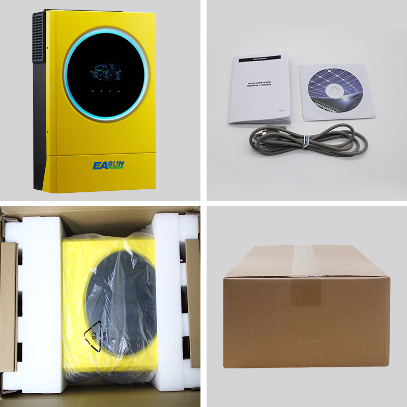 Easun 5.6KW Hybrid Inverter 120A MPPT Parallel 3 Phase Output Bulit-in WiFi-Easun Power Factory Store