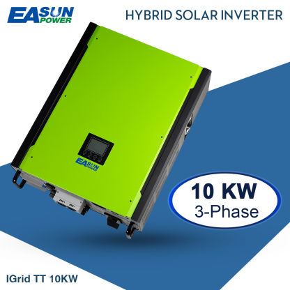 Easun Power 10KW 3 Phase Hybrid Solar Inverter 48V Double MPPT Controller-Easun Power Factory Store