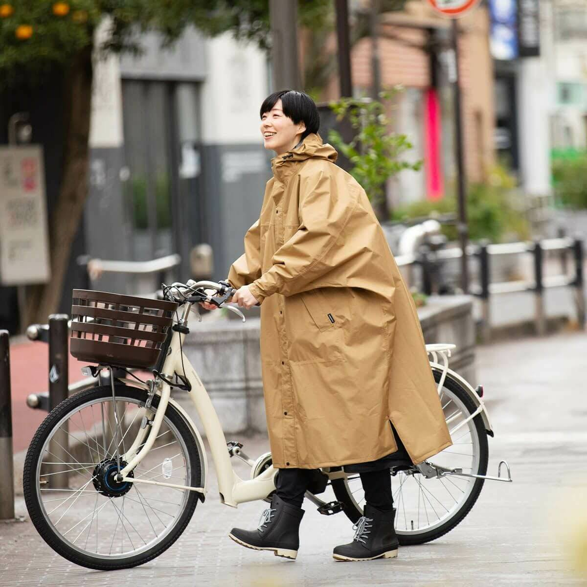 いよいよ人気ブランド レインコート 撥水 レディース トレンチコート 自転車 ロング レインコート