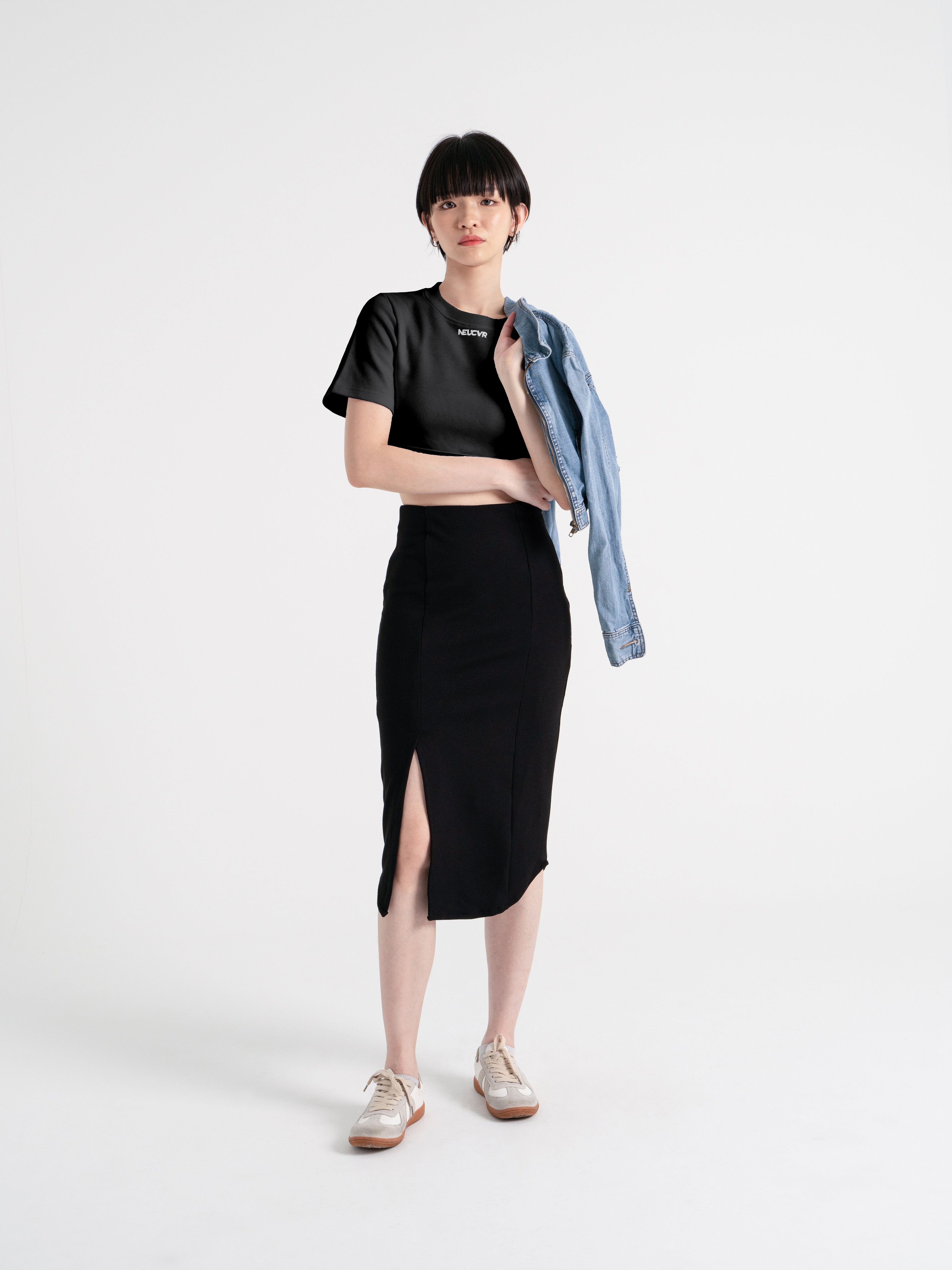 Neucvr Way - Crop Tee (Black)