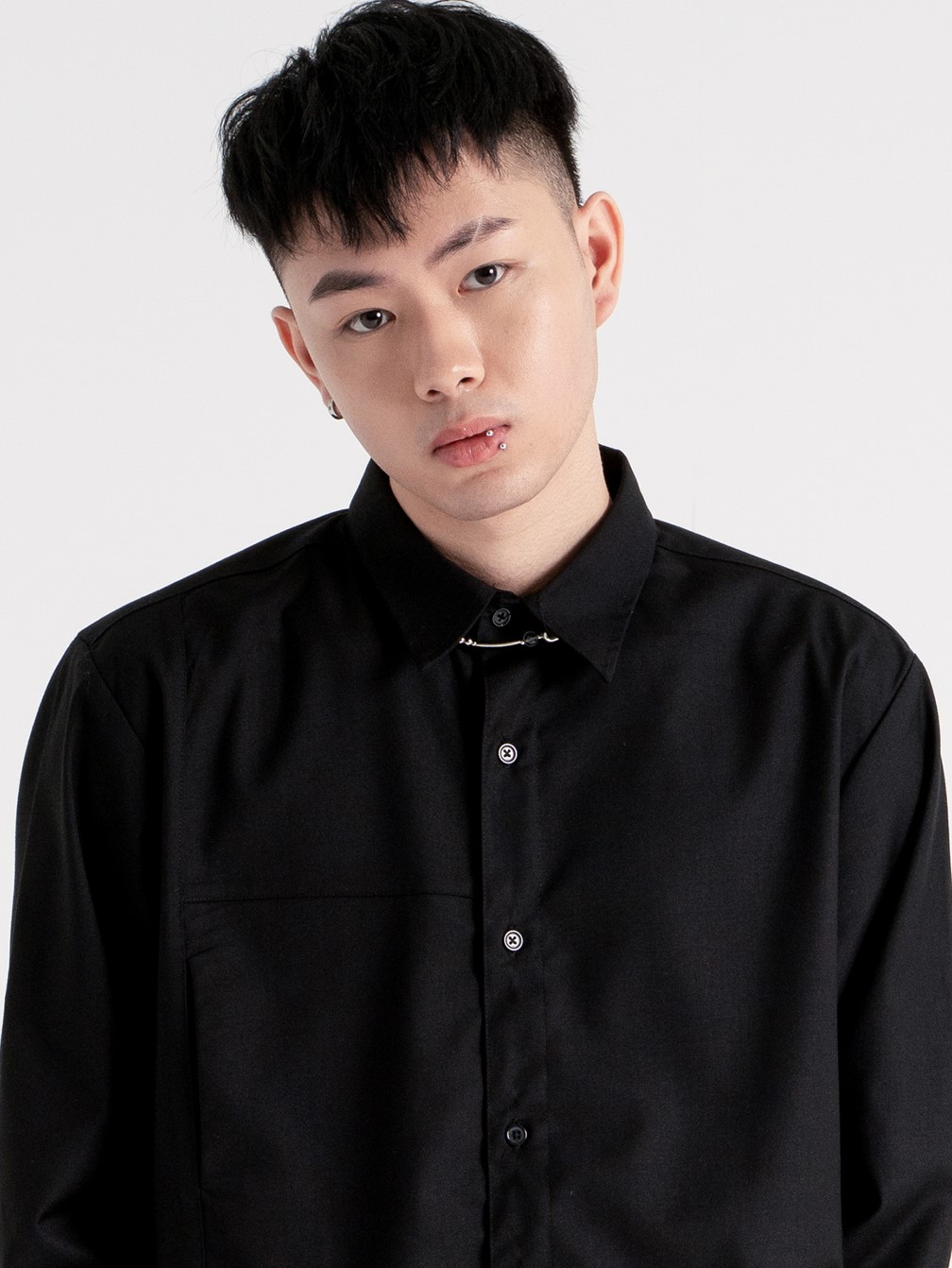 Neucvr Classic - Hidden Edge Pocket Long Sleeve Shirt (Black)