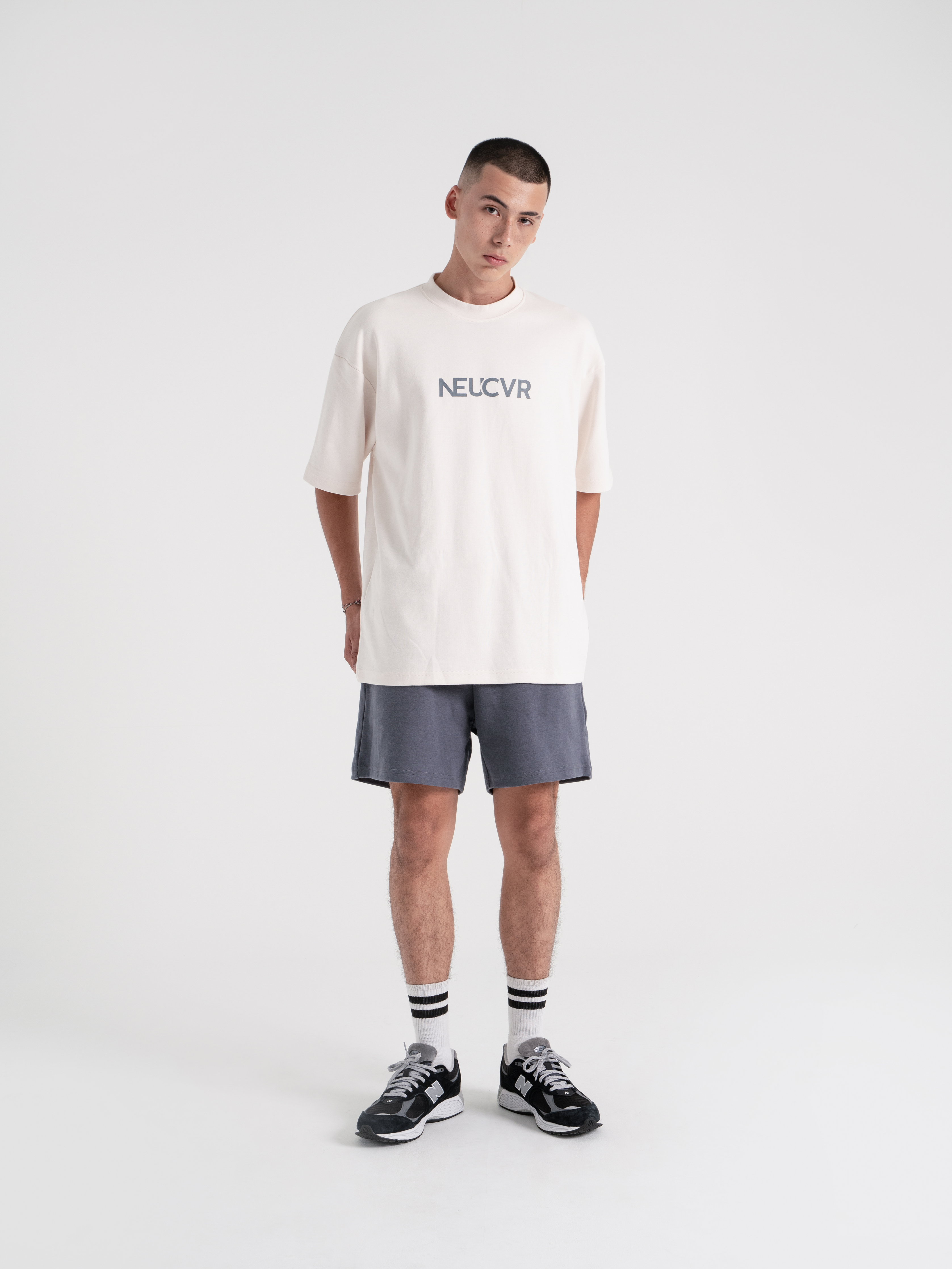 Neucvr Way - Essential Oversized Tee (Beige) Unisex