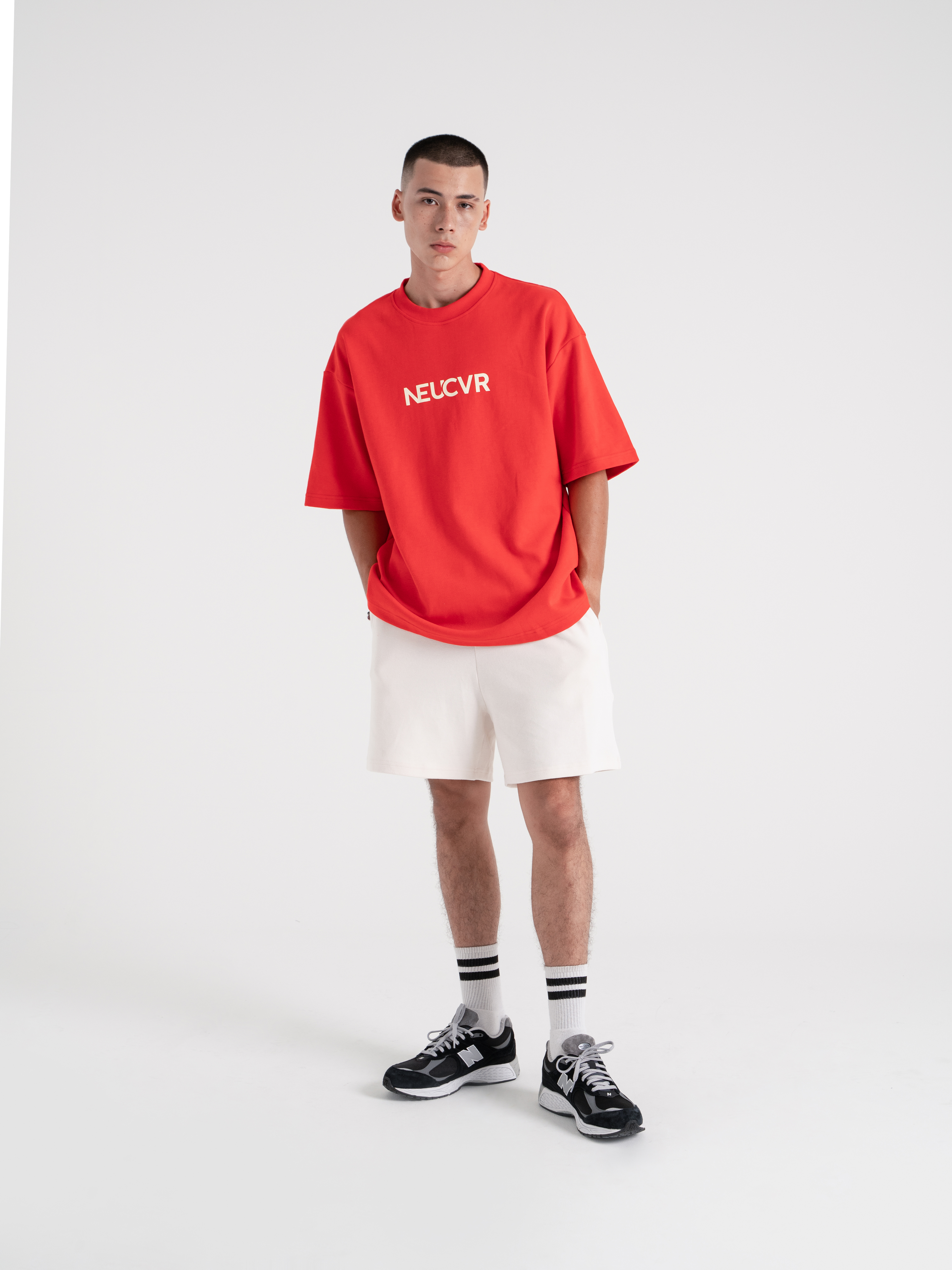 Neucvr Way - Essential Oversized Tee (Red) Unisex