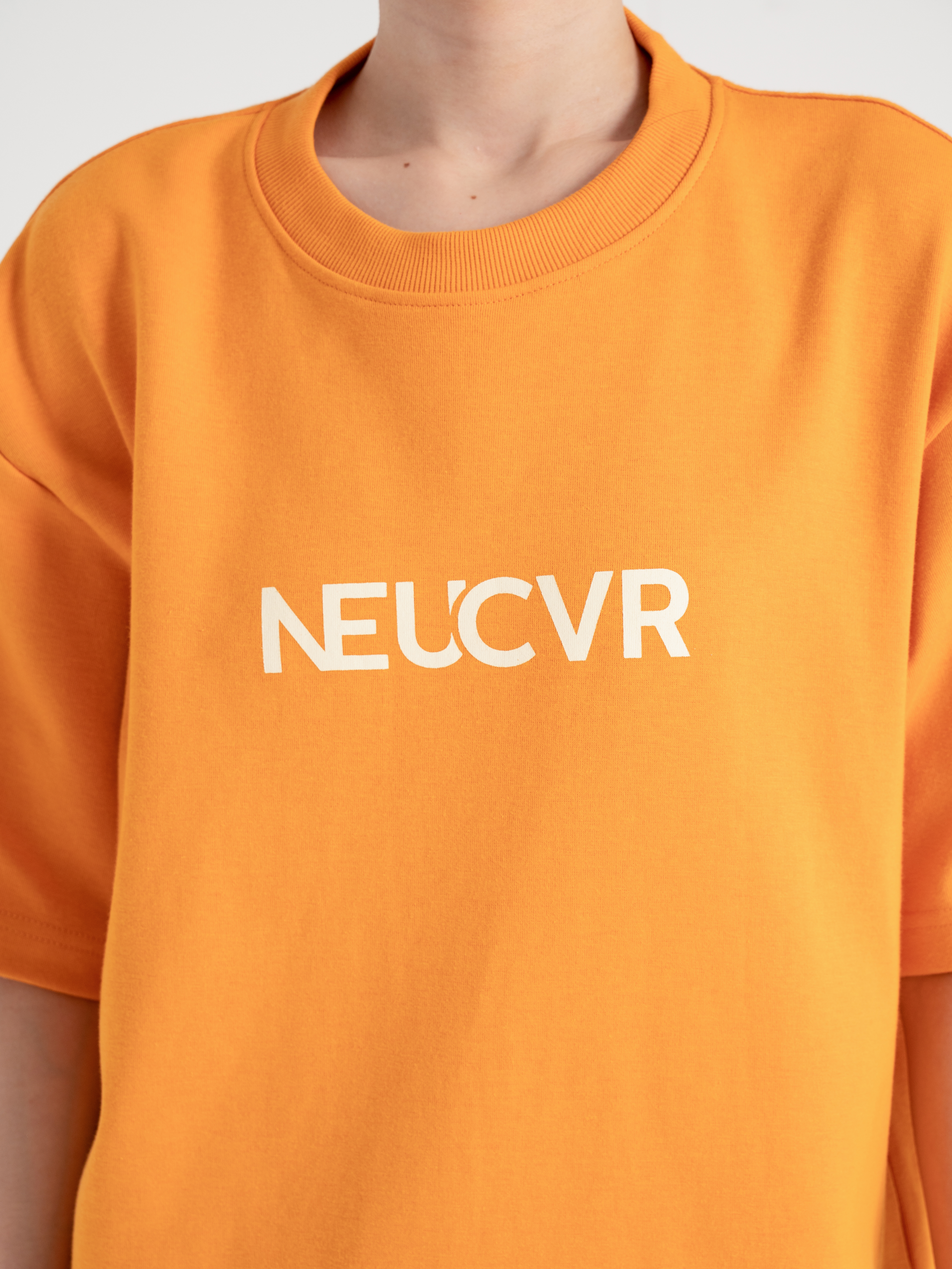 Neucvr Way - Essential Oversized Tee (Orange) Unisex