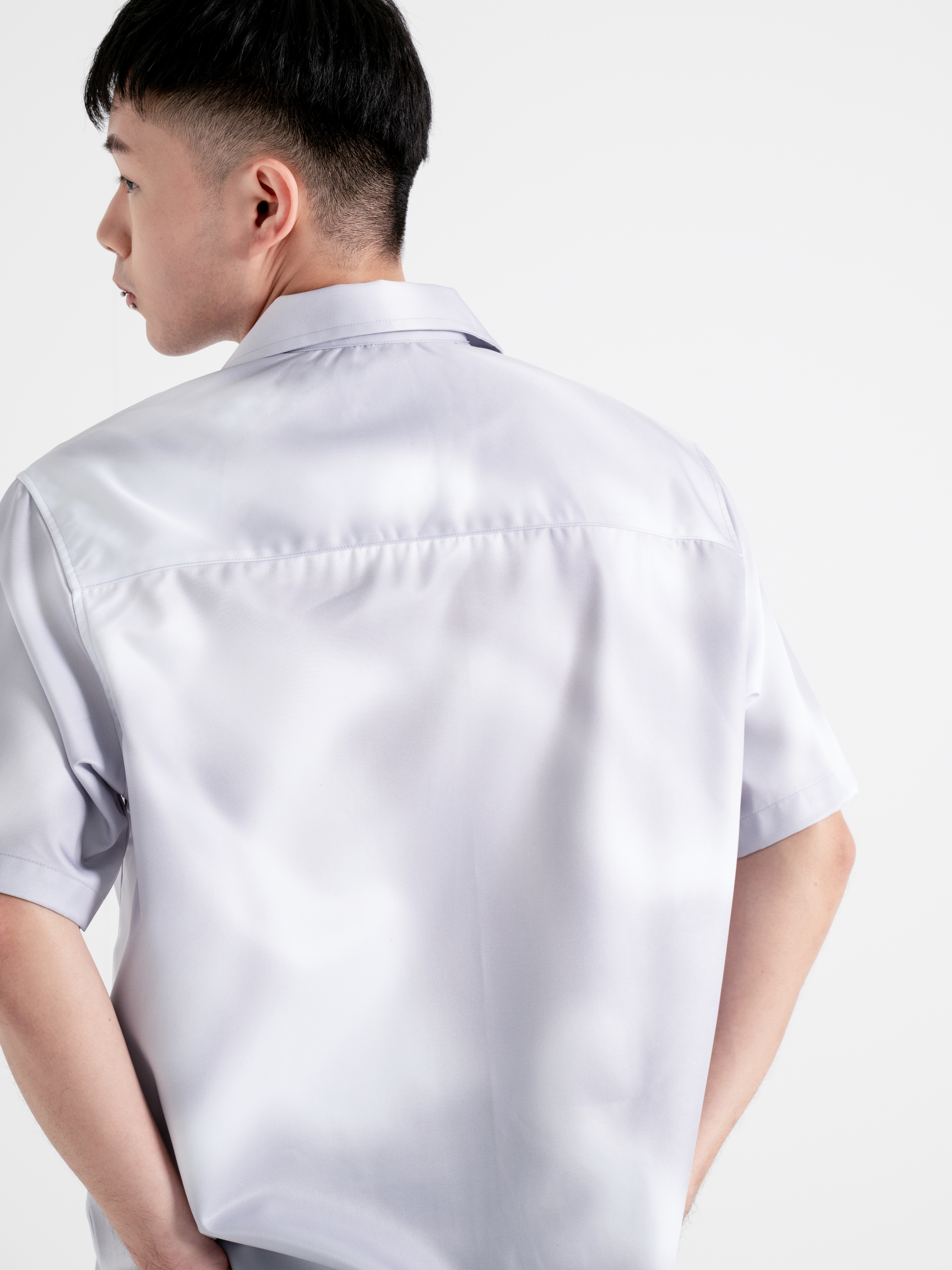 NCVR Grey Mosaic Cuban Shirt