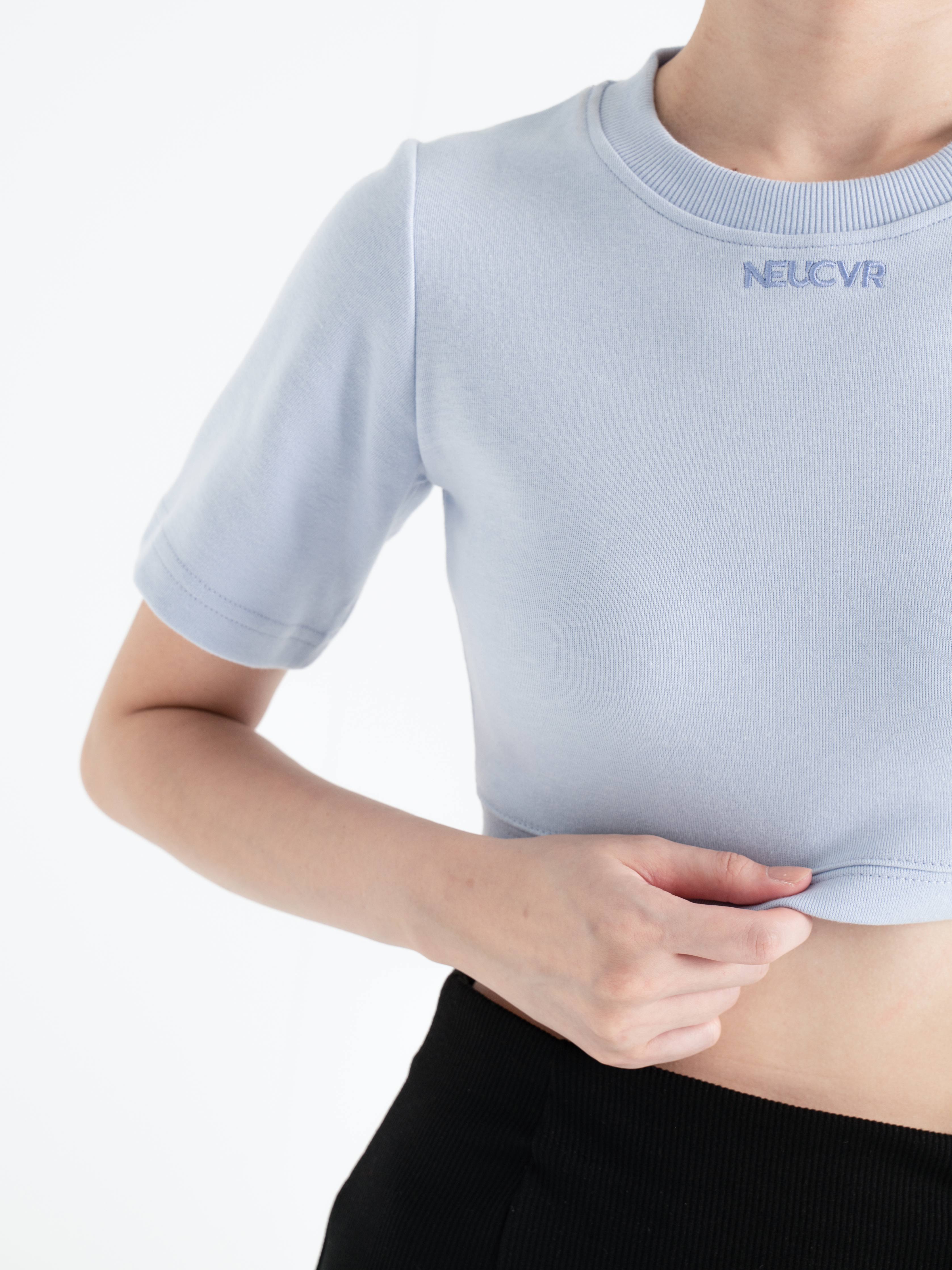 Neucvr Way - Crop Tee (Purple Blue)