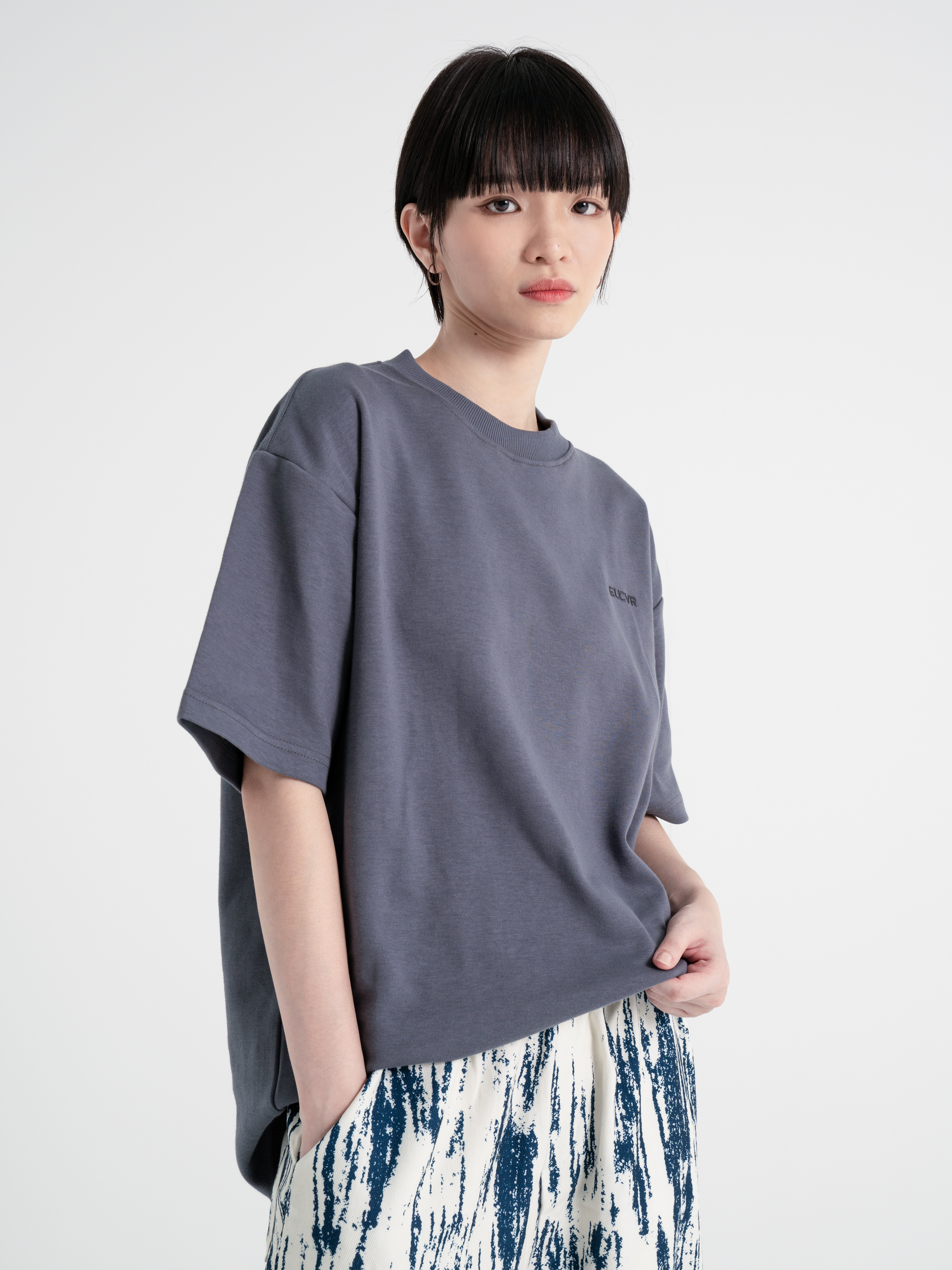 Neucvr Way - Embroid Tee (Grey) Unisex