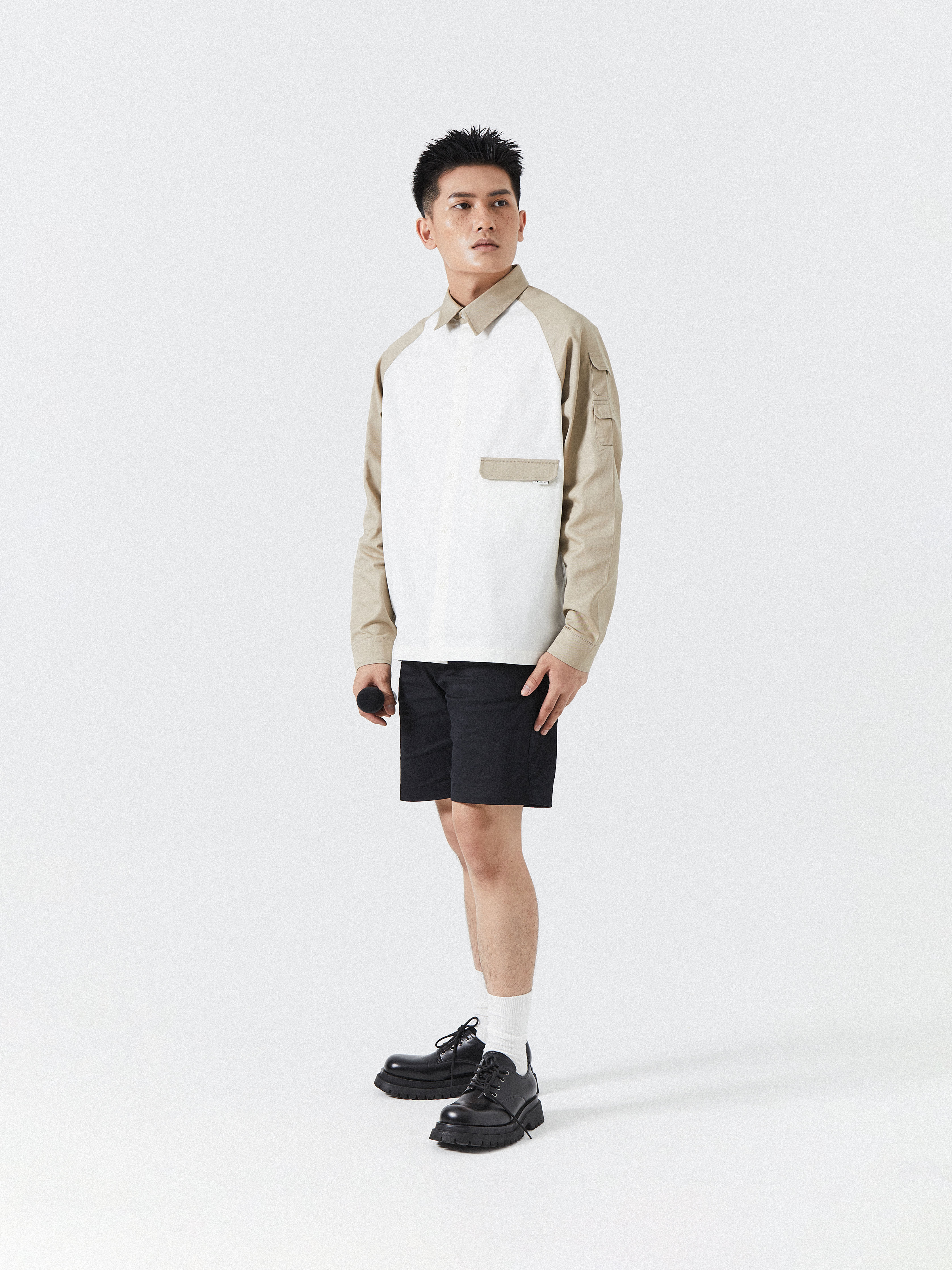 NCVR Raglan Button Shirt