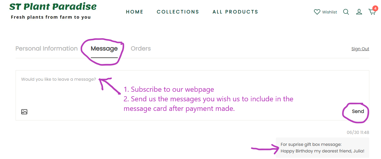 Suprise Hoya Gift Box 