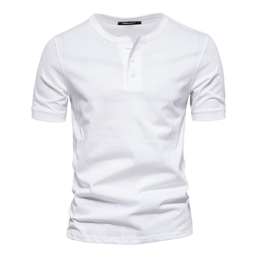 Reemelody Men's T-shirt with round neck and short sleeves