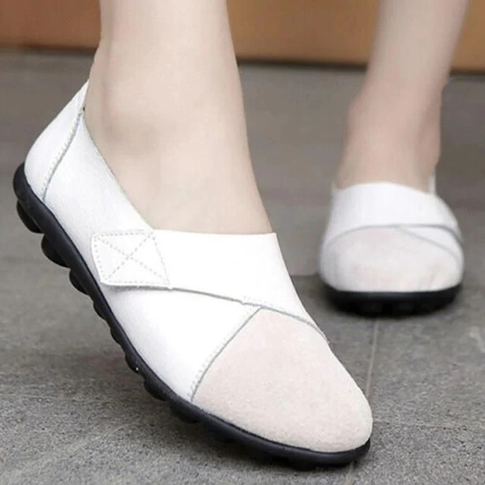 Reemelody Velcro Comfort Leather Casual Shoes