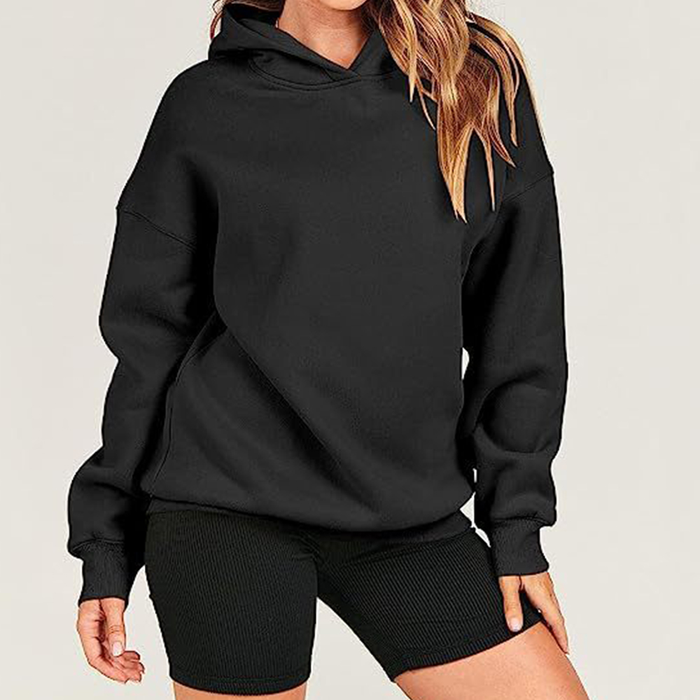 Reemelody Autumn and winter women's sports casual loose hoodie