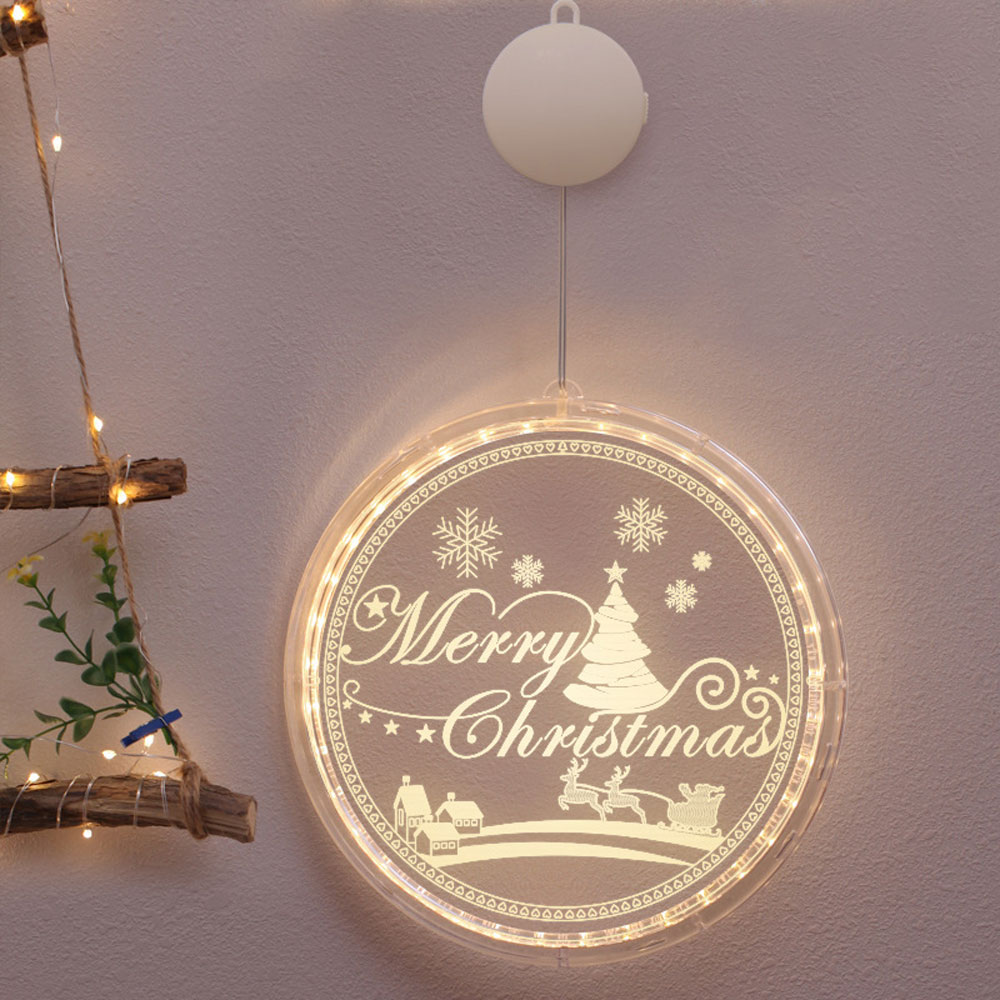 Reemelody Christmas Stars 3D String Lights Room Decoration Festive Decoration