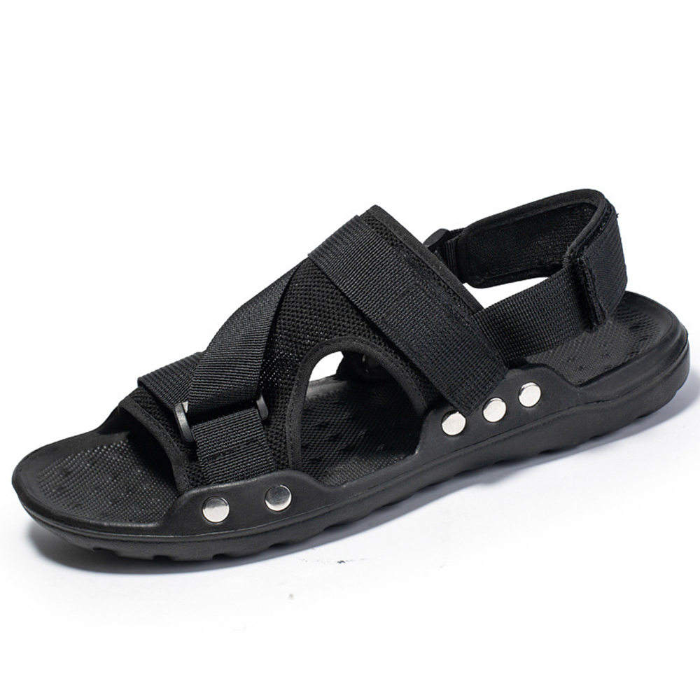 Reemelody 2023 Summer New Men's Fashion Casual Roman Beach Sandals Open Toe Sandals