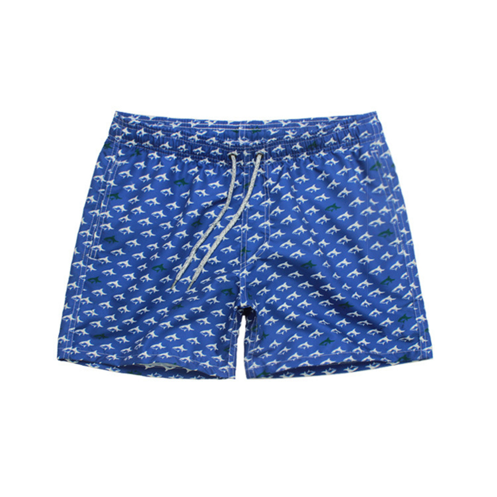 Reemelody™ Men's casual beach pants with fish print