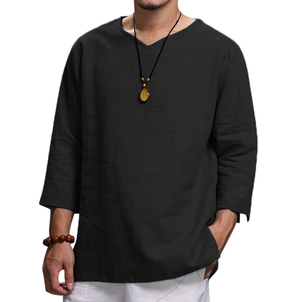 Reemelody™ Men's Solid Color Loose Short Sleeves