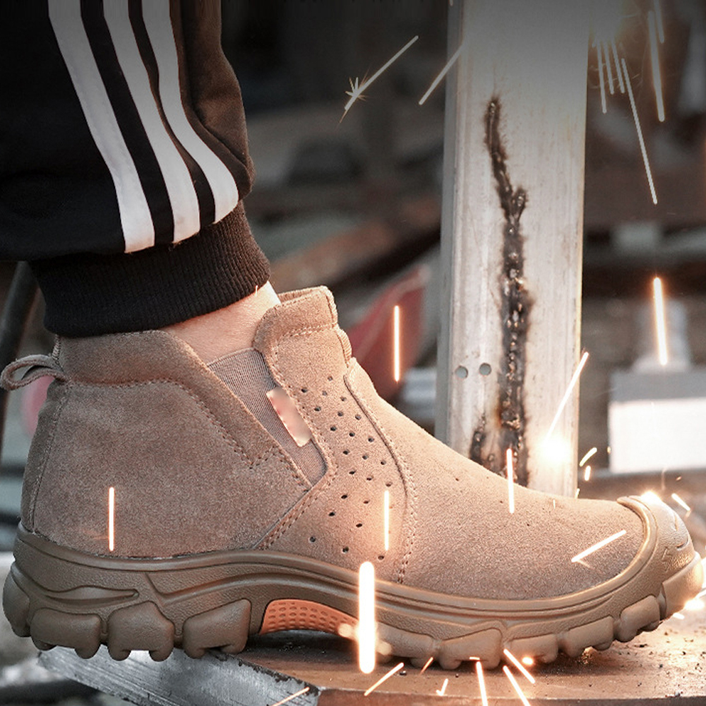 Reemelody™ Insulated anti-smash high-top work shoes