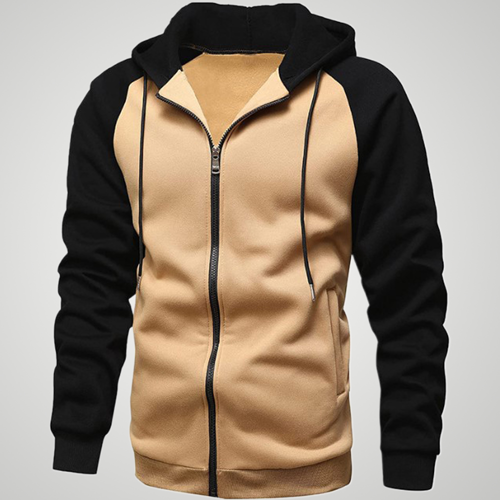 Reemelody Men's Raglan Sleeve Hoodie