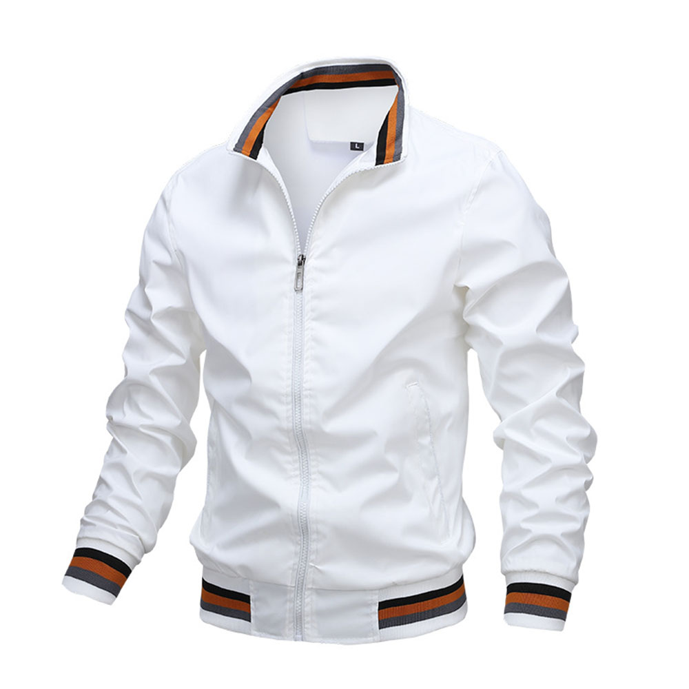 Reemelody Spring and autumn solid color zipper sports jacket