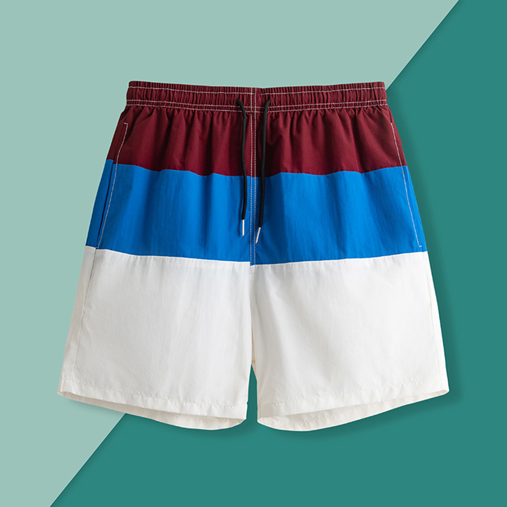 Reemelody™ Men's beach pants with tricolor panel