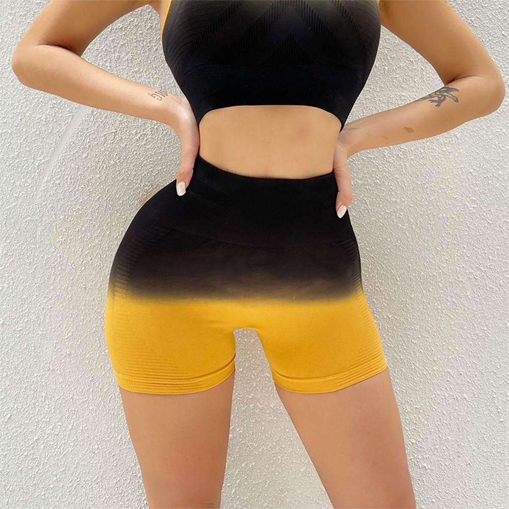 Reemelody™ Summer thin hip-lifting tight high-waist quick-drying three-point shorts yoga clothes