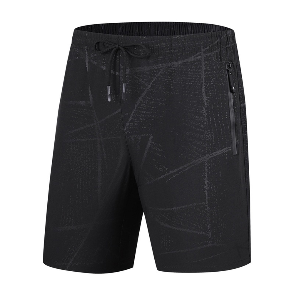 Reemelody Summer new trend and comfortable men's pentae pants loose short pants sandy beach sports shorts
