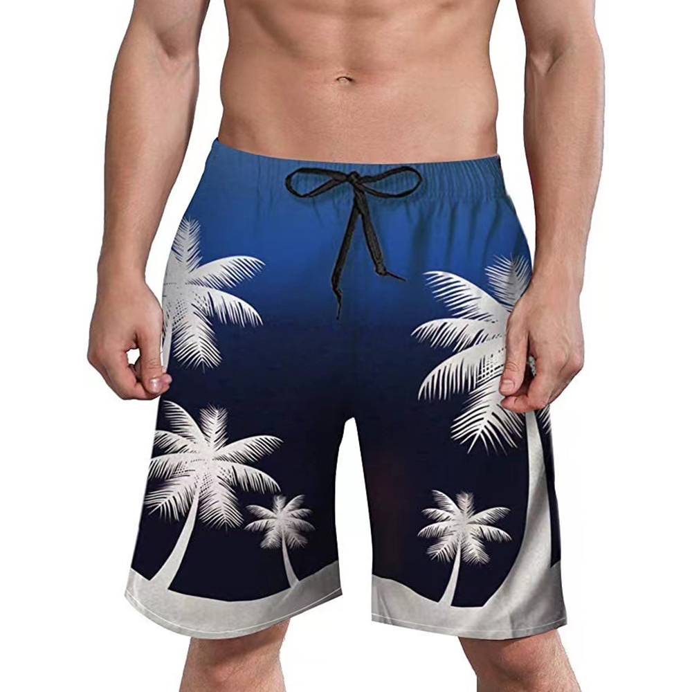 Reemelody Men's Casual Holiday Swim Beach Shorts