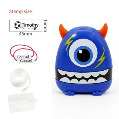 Custom-Made Baby Name Stamp DIY For Children Name Seal Student Clothes Chapter Not Easy To Fade Security Name Stamp Sticker - kfst.inc
