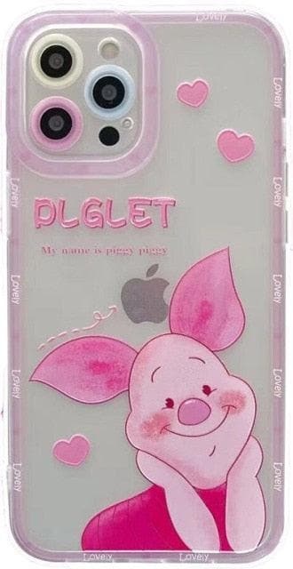 Transparent TPU Cute Disney Stitch Phone Case for iPhone 12 13 Pro Max 11 XS Max XR Colorful Lens Protective Cover Kawaii - kfst.inc