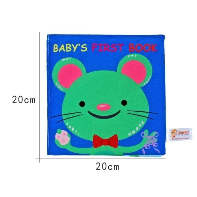 Kidsbooks Baby Early Learning Tearing Tail Cloth Book Parent-child Interactive Sound Paper Puzzle Cloth Book Toy - kfst.inc