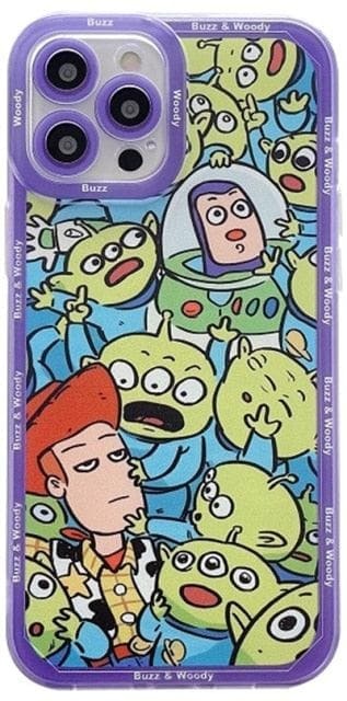 Transparent TPU Cute Disney Stitch Phone Case for iPhone 12 13 Pro Max 11 XS Max XR Colorful Lens Protective Cover Kawaii - kfst.inc