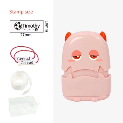 Custom-Made Baby Name Stamp DIY For Children Name Seal Student Clothes Chapter Not Easy To Fade Security Name Stamp Sticker - kfst.inc