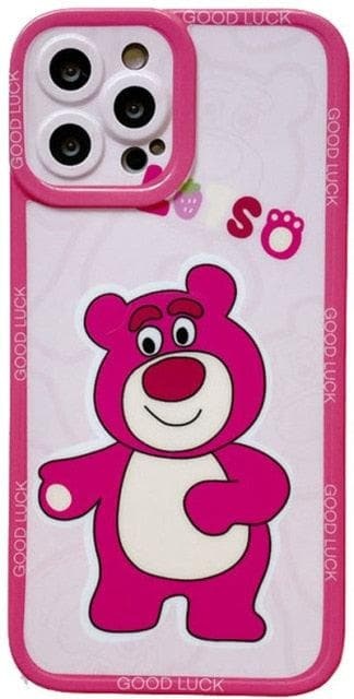 Transparent TPU Cute Disney Stitch Phone Case for iPhone 12 13 Pro Max 11 XS Max XR Colorful Lens Protective Cover Kawaii - kfst.inc