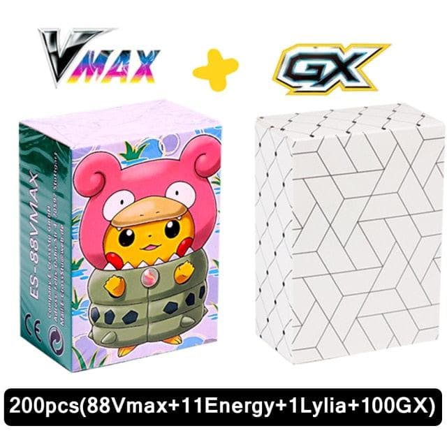 New Pokemon Cards in Spanish TAG TEAM GX VMAX V  Trainer Energy Shining Cards Game Castellano Español Children Toy - kfst.inc
