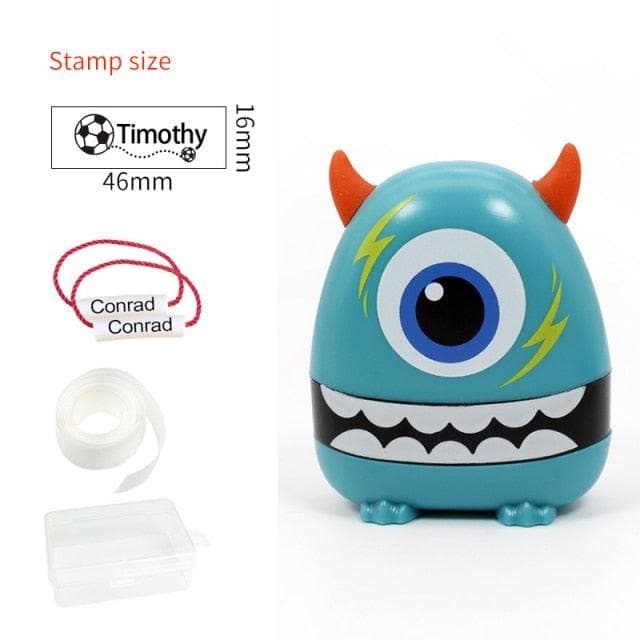 Custom-Made Baby Name Stamp DIY For Children Name Seal Student Clothes Chapter Not Easy To Fade Security Name Stamp Sticker - kfst.inc