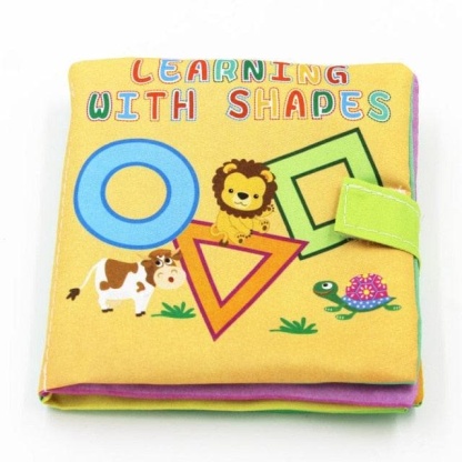 Kidsbooks Baby Early Learning Tearing Tail Cloth Book Parent-child Interactive Sound Paper Puzzle Cloth Book Toy - kfst.inc