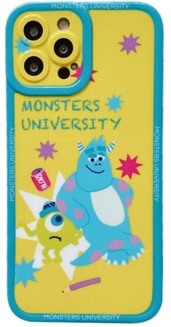 Transparent TPU Cute Disney Stitch Phone Case for iPhone 12 13 Pro Max 11 XS Max XR Colorful Lens Protective Cover Kawaii - kfst.inc