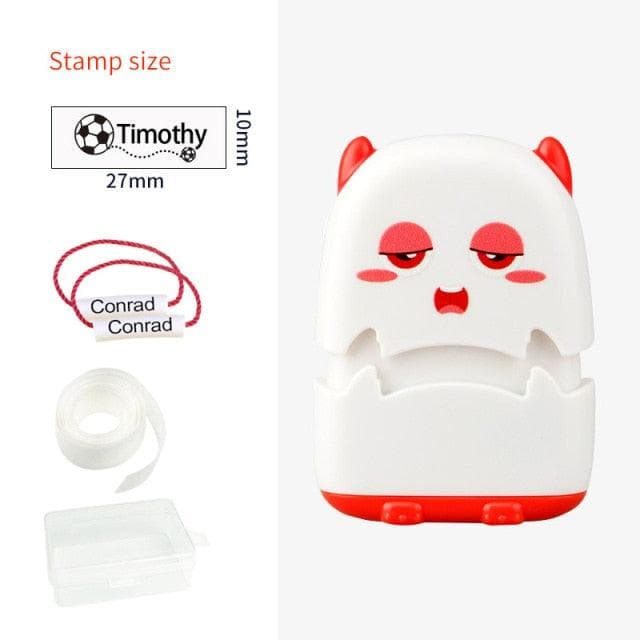 Custom-Made Baby Name Stamp DIY For Children Name Seal Student Clothes Chapter Not Easy To Fade Security Name Stamp Sticker - kfst.inc