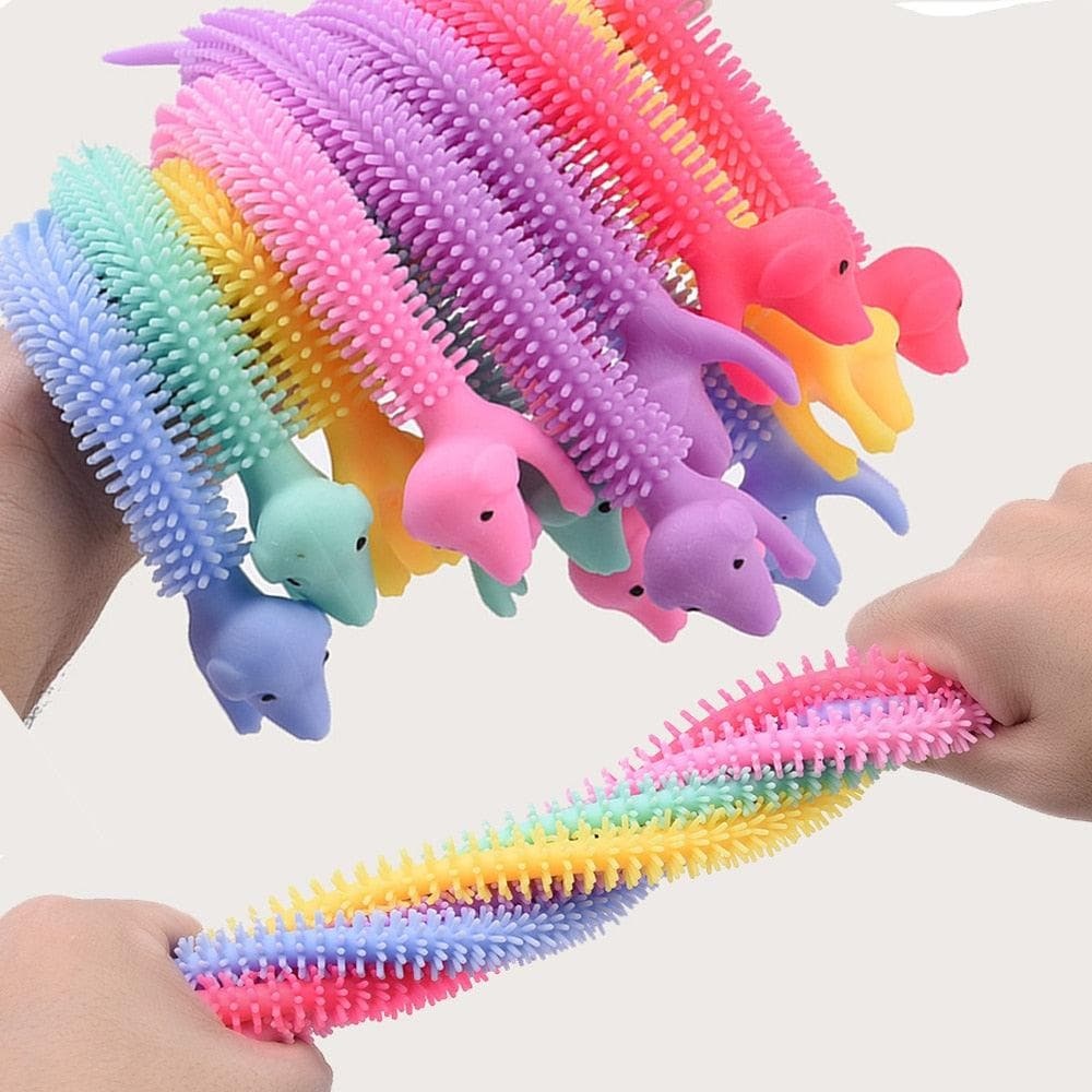 Worm Noodle Stretch String TPR Rope Anti Stress Toys String Fidget Autism Vent Toys  Decompression Toy Sqishy Toy - kfst.inc